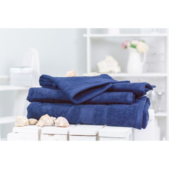 Полотенце MirSon набор банных №5073 Elite SoftNess Darkblue 40х70, 50х90, 70х (2200003975659) изображение 2