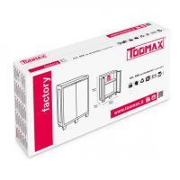Шкаф хозяйственный Toomax FACTORY S низкий 65x38x94 cm черный/молочно белый (5672) изображение 7