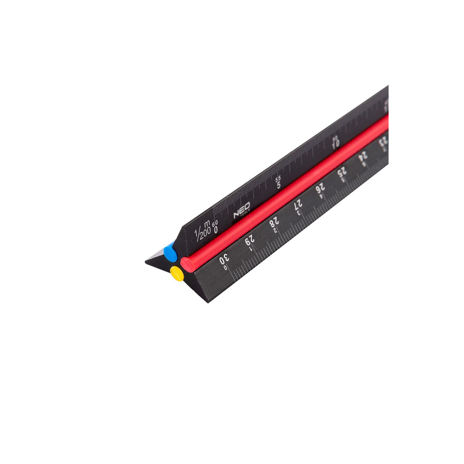 Лінійка Neo Tools трикутна, алюміній, 30 см (72-205) зображення 5
