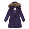 Пальто детское Huppa YACARANDA 12030030 тёмно-лилoвый 116 (4741468562278) изображение 4