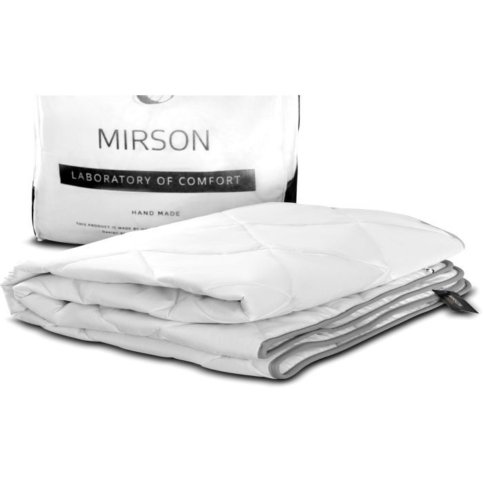 Ковдра MirSon антиалергенна EcoSilk №1300 Bianco Літня 172x205 см (2200001527829) зображення 3