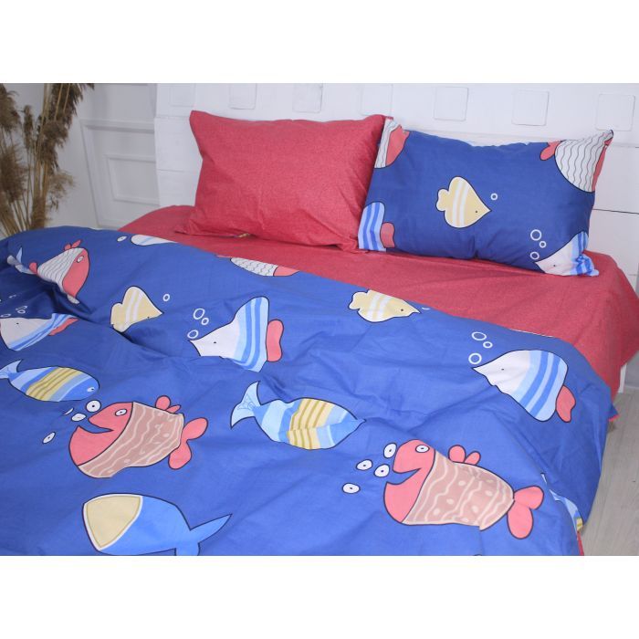 Постільна білизна MirSon Бязь Ranforce Elite 17-0466 Fish are fabulous Сімейний (2200004682457) зображення 2
