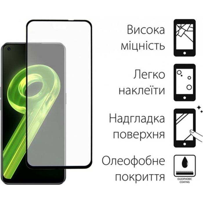 Скло захисне Dengos Full Glue Realme 9 4G (TGFG-216) зображення 2