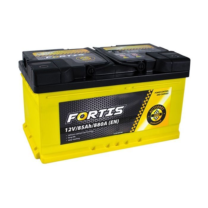 Акумулятор автомобільний FORTIS 85 Ah/12V низький Euro (FRT85-00L)