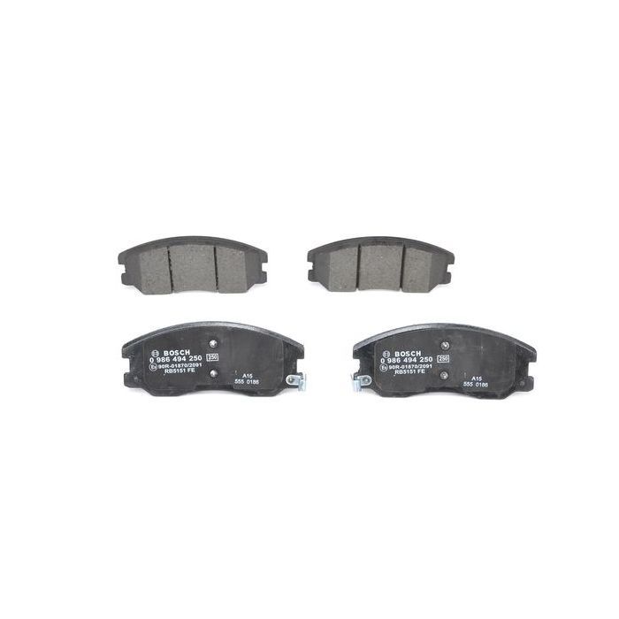 Гальмівні колодки Bosch 0 986 494 250 зображення 4