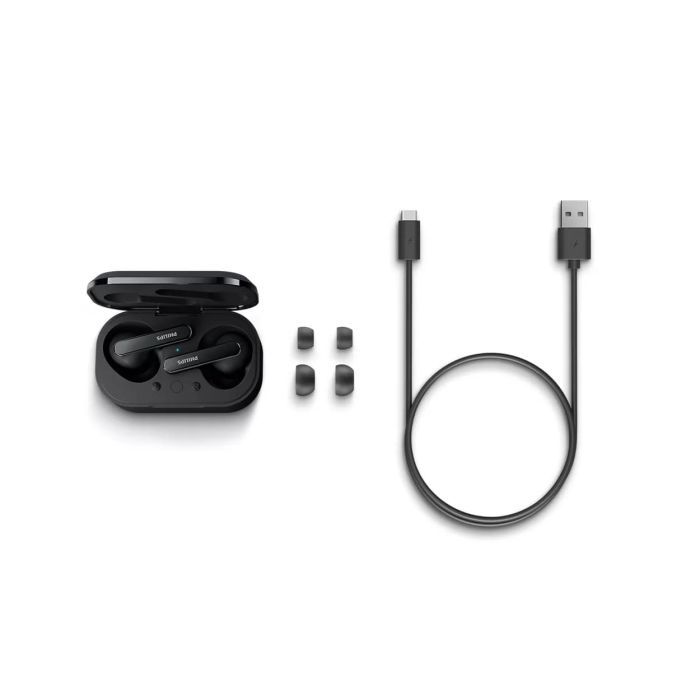 Наушники Philips TAT5506 TWS ANC Pro IPX5 Touch control Mic Black (TAT5506BK/00) изображение 8