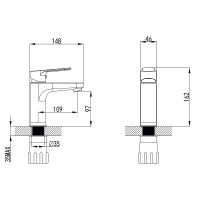 Смеситель Corso MARMORE DB-1A138C (9623000) (DB-1A138C) изображение 5