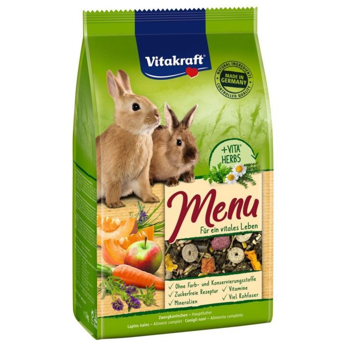 Корм для грызунов Vitakraft Menu Vital для кроликов 3 кг (4008239255426)