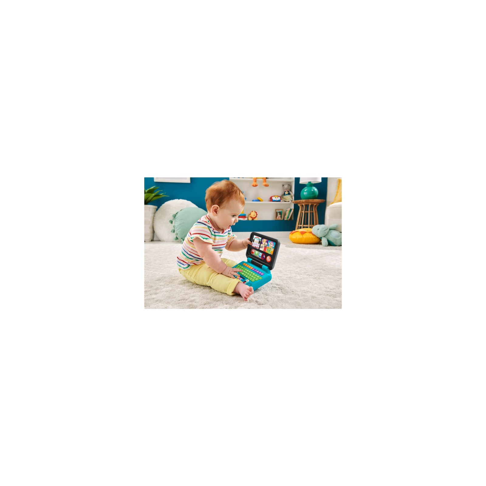 Развивающая игрушка Fisher-Price Ноутбук "Веселое общение" (укр.) (HHH09) изображение 3