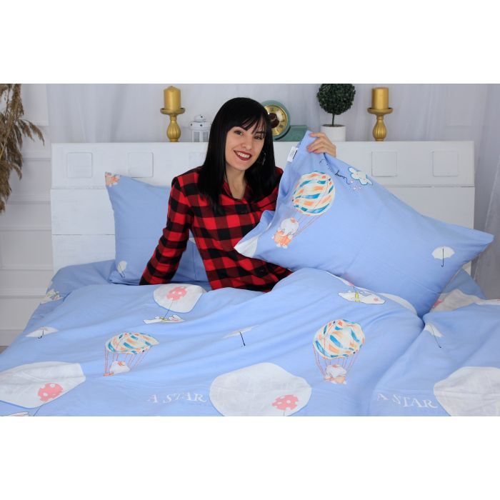 Простынь MirSon Сатин Premium 22-1190 Praia 200х220 см (2200002306324) изображение 5