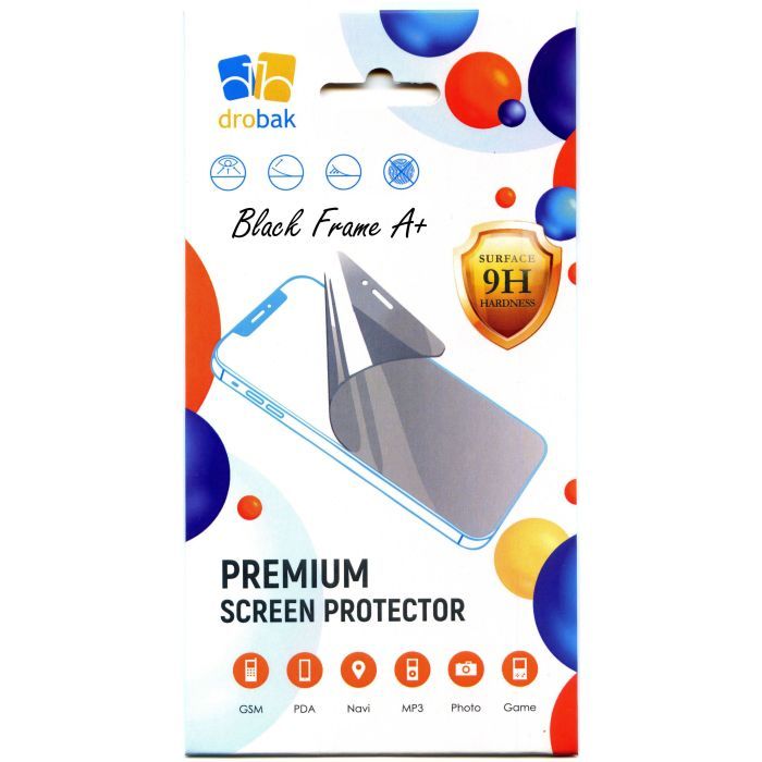 Скло захисне Drobak Xiaomi 12 Pro 5G Black Frame A+ (717136) зображення 5