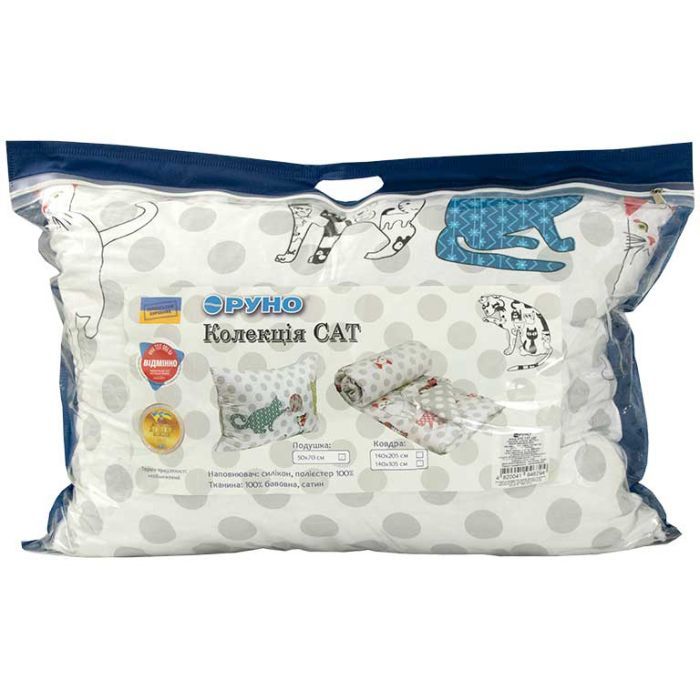 Подушка Руно силиконовая "Cat" 50х70 см (310.137Cat) изображение 6
