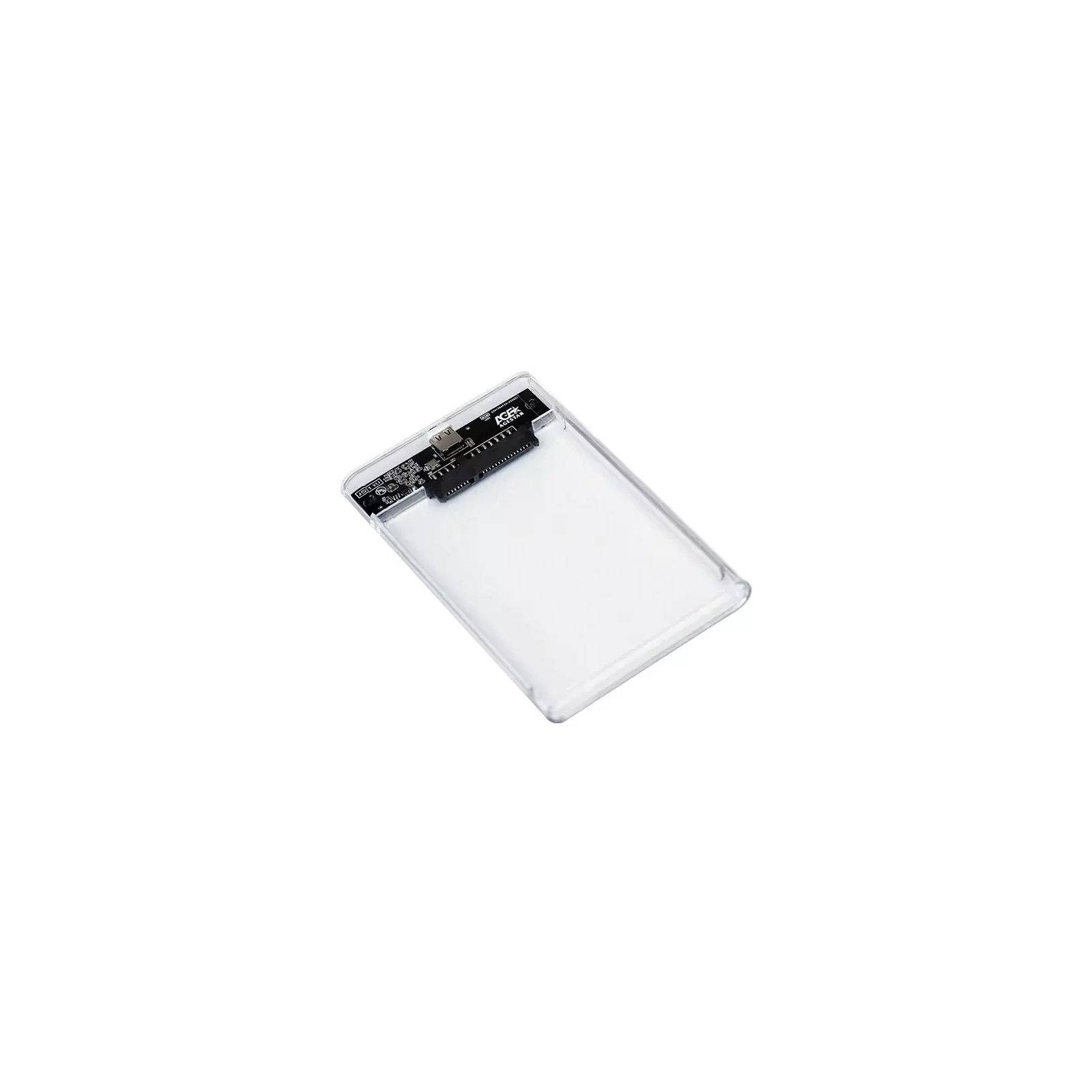 Карман внешний AgeStar 2.5", USB 3.2, 9.5 mm / 7 mm HDD/SSD, Transparent (3UB2P4C (Transparent)) изображение 2