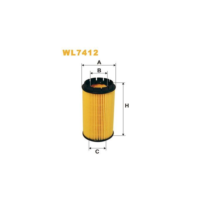 Фільтр масляний Wixfiltron WL7412