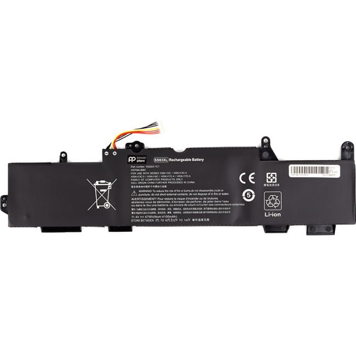 Аккумулятор для ноутбука HP EliteBook 730 G5 (SS03XL) 11.4V 4100mAh PowerPlant (NB461790)