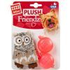 Игрушка для собак GiGwi Plush Сова с пискавкой 10 см (75036) изображение 2