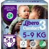 Подгузники Libero Comfort Размер 3 (5-9 кг) 58 шт (7322541756752)