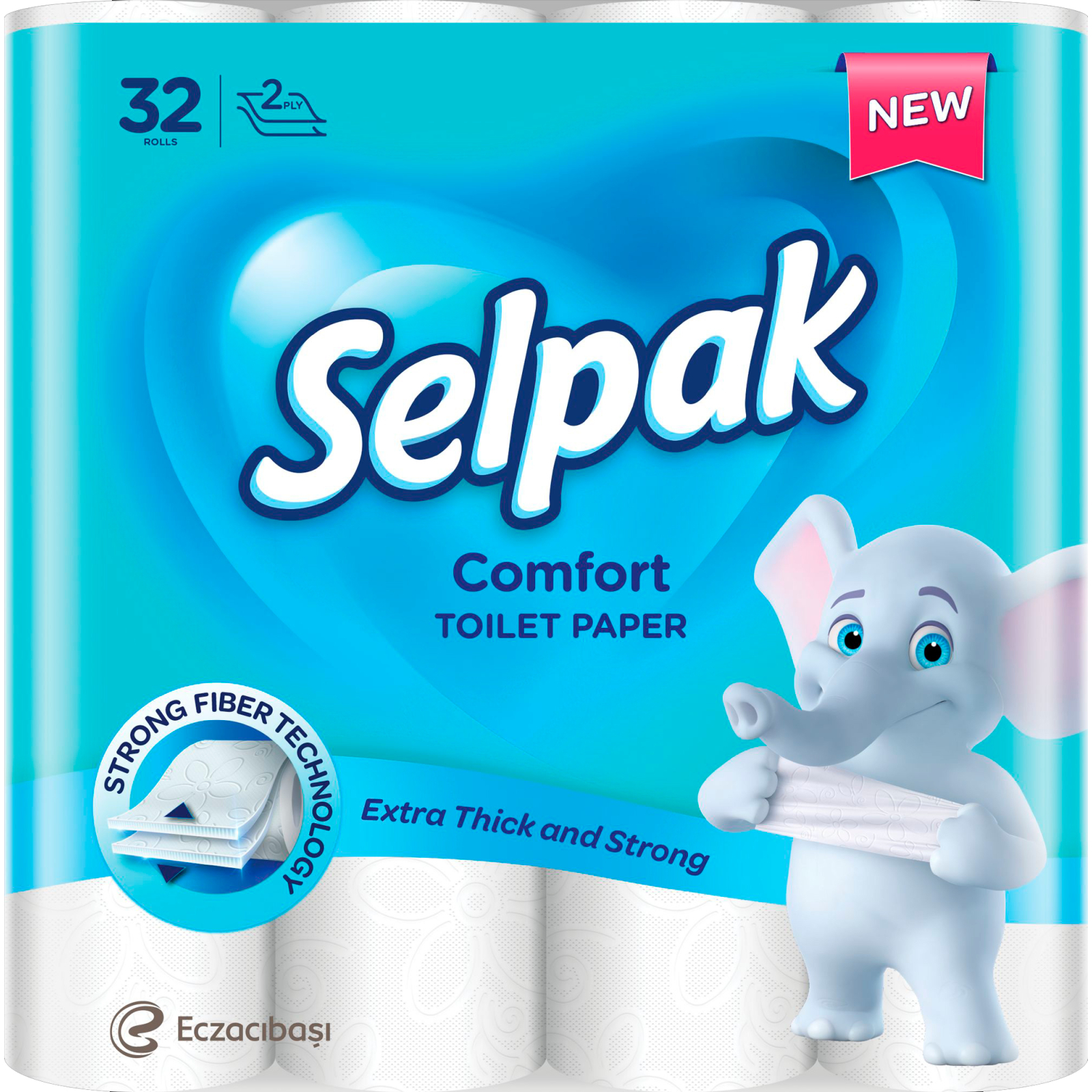 Туалетная бумага Selpak Comfort 2 слоя 32 рулона (8690530274471)