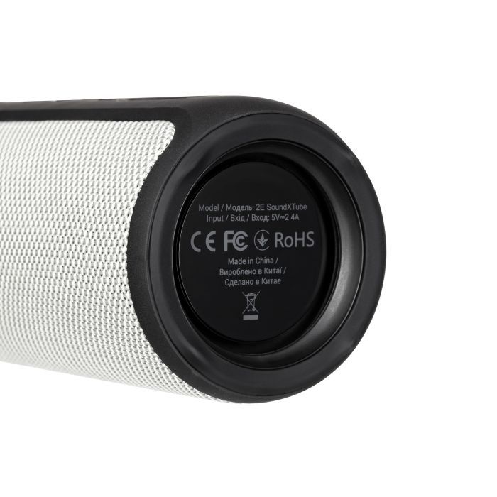 Акустична система 2E SoundXTube TWS MP3 Wireless Waterproof Red (2E-BSSXTWRD) зображення 7