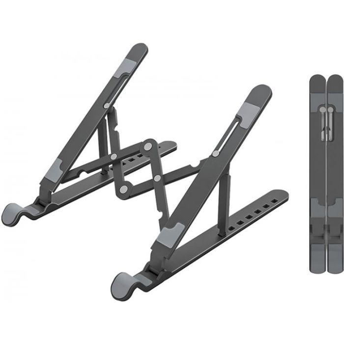 Подставка для ноутбука Orico 11-17", 7 position (15°-45°) plastic black (HS081836) изображение 3