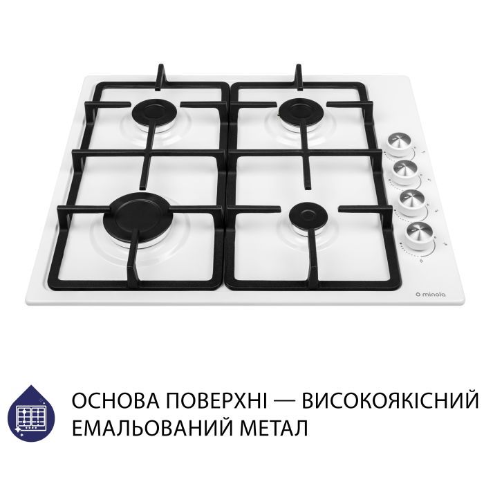 Варочная поверхность Minola MGM 615204 WH изображение 2