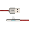 Дата кабель USB 3.1 AM to Lightning 2.0m CAL7C 1.5A 90 Red Baseus (CAL7C-B09) изображение 3