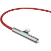 Дата кабель USB 3.1 AM to Lightning 2.0m CAL7C 1.5A 90 Red Baseus (CAL7C-B09) изображение 4