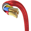 Дата кабель USB 3.1 AM to Lightning 2.0m CAL7C 1.5A 90 Red Baseus (CAL7C-B09) зображення 6