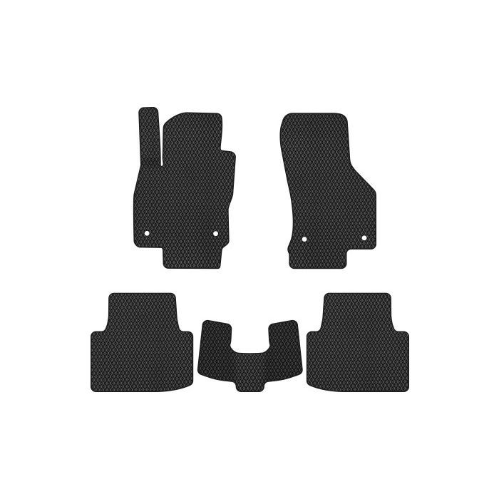 Коврик в салон EVAtech Volkswagen Passat (B8) 2014+ 8 покоління (VW31151CL5AV4RBB)