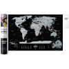 Скретч карта 1DEA.me Travel Map Weekend Black World (silver) (13073) изображение 7