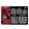 Подкладка настольная Yes Race legend английский (492066)