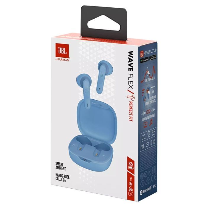 Навушники JBL Wave Flex TWS White (JBLWFLEXWHT) зображення 10