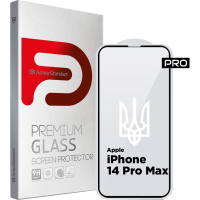 Фото - Захисне скло / плівка ArmorStandart Скло захисне  Pro 3D LE Apple iPhone 14 Pro Max Black (ARM656 