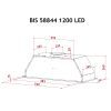 Витяжка кухонна Perfelli BIS 58844 WH 1200 LED зображення 11
