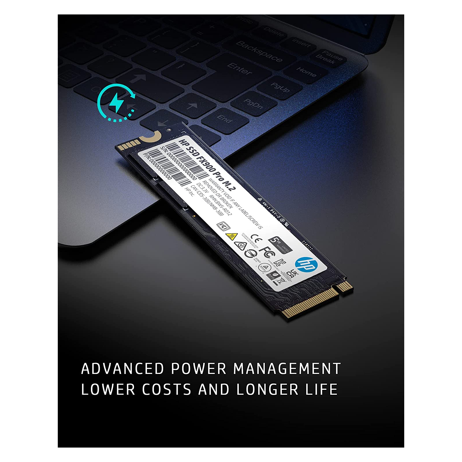 Накопичувач SSD M.2 2280 1TB FX900 Pro HP (4A3U0AA) зображення 4