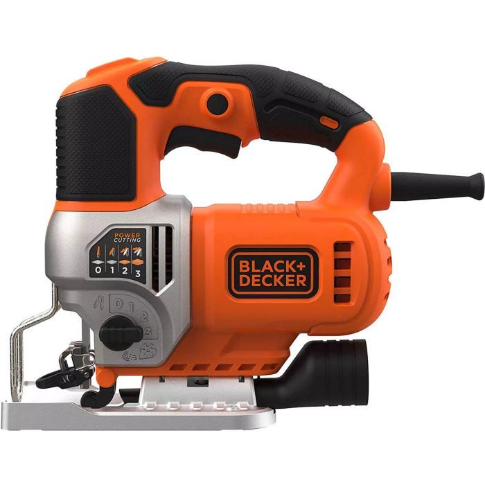 Электролобзик Black&Decker 50 Вт, 1000 - 3100 ход/мин, 2.2 кг, кейс (BES610K) изображение 3