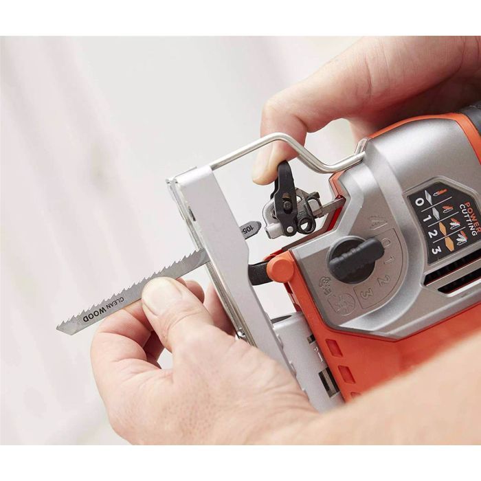 Электролобзик Black&Decker 50 Вт, 1000 - 3100 ход/мин, 2.2 кг, кейс (BES610K) изображение 4