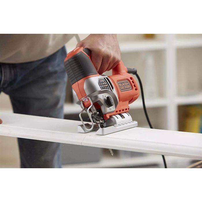 Электролобзик Black&Decker 50 Вт, 1000 - 3100 ход/мин, 2.2 кг, кейс (BES610K) изображение 8