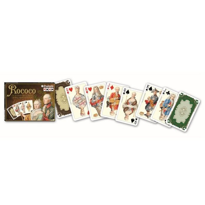 Карты игральные Piatnik Рококо, 2 колоды х 55 карт (PT-213045)