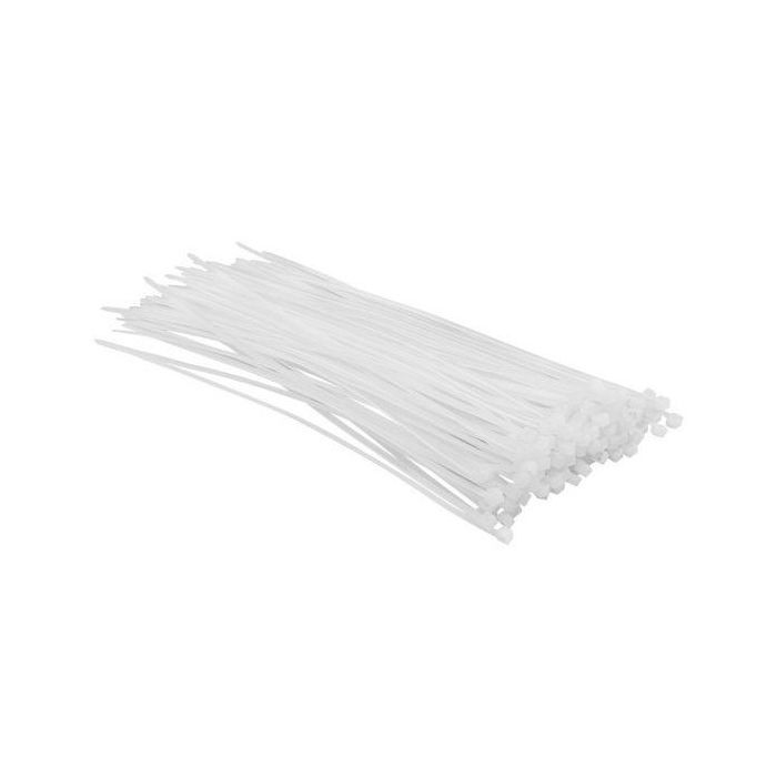 Стяжка Top Tools біла, 2.5x200 мм, пластик, 100 шт. (44E952)