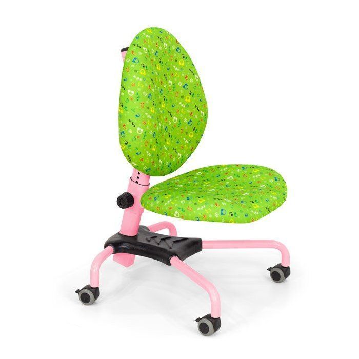 Дитяче крісло Pondi Ерго Ноти Зелено-рожеве (ЗЛ103РЗ)