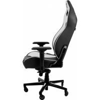 Кресло игровое GT Racer X-8009 Black/White изображение 3