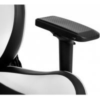 Кресло игровое GT Racer X-8009 Black/White изображение 8