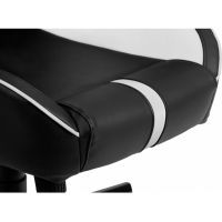 Кресло игровое GT Racer X-8009 Black/White изображение 9
