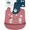 Слинявчик Canpol babies Bonjour Paris силіконовий з кишенькою червоний (74/027_red) зображення 2