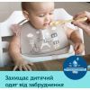 Слинявчик Canpol babies Bonjour Paris силіконовий з кишенькою червоний (74/027_red) зображення 3