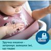 Слинявчик Canpol babies Bonjour Paris силіконовий з кишенькою червоний (74/027_red) зображення 4