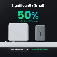 Зарядний пристрій Ugreen 3xUSB 65W GaN (2хUSB-C+USB-A) CD244 Grey (10335) зображення 6