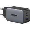 Зарядний пристрій Ugreen 3xUSB 65W GaN (2хUSB-C+USB-A) CD244 Grey (10335)