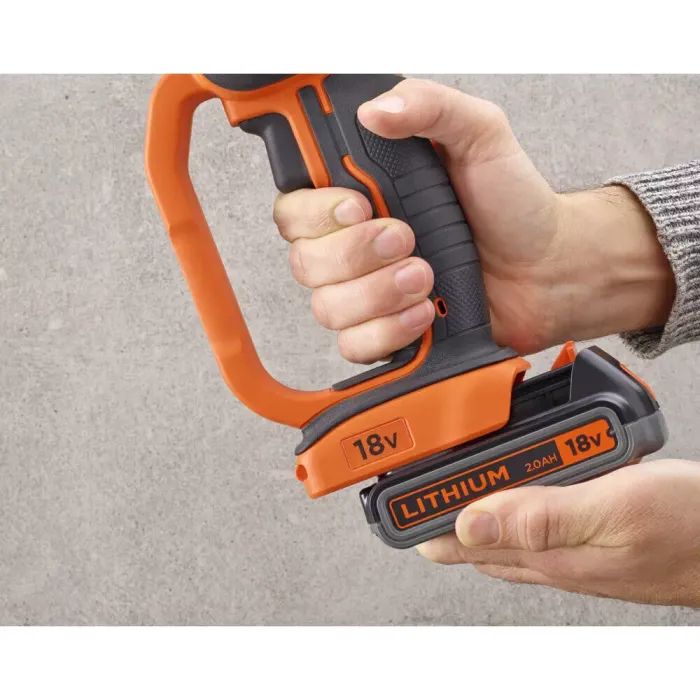 Шліфувальна машина Black&Decker 18V, 4Ah, 125 мм, 8600 об/хв (BCG720M1) зображення 9